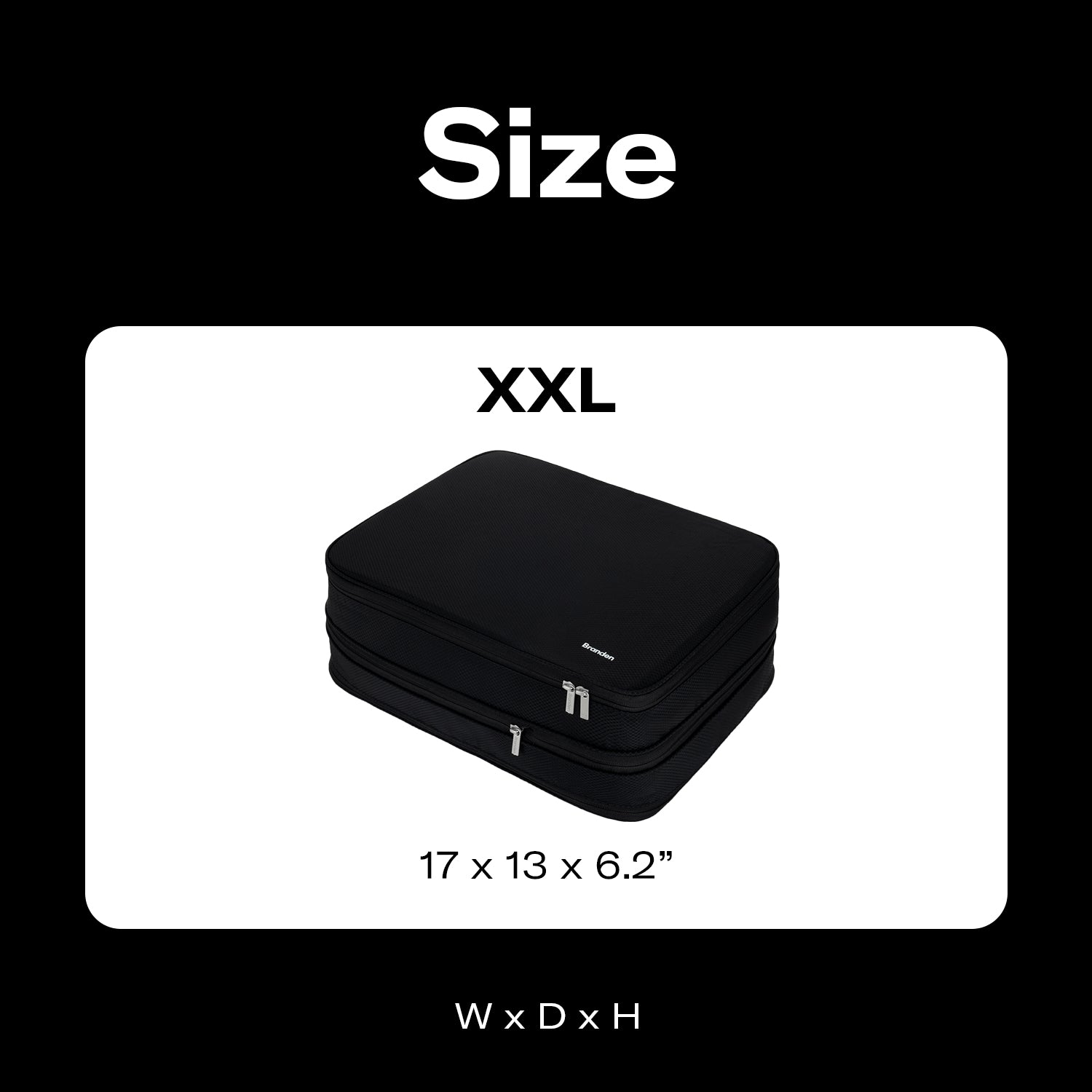 Compression Packing Cube 1_XXL_Black