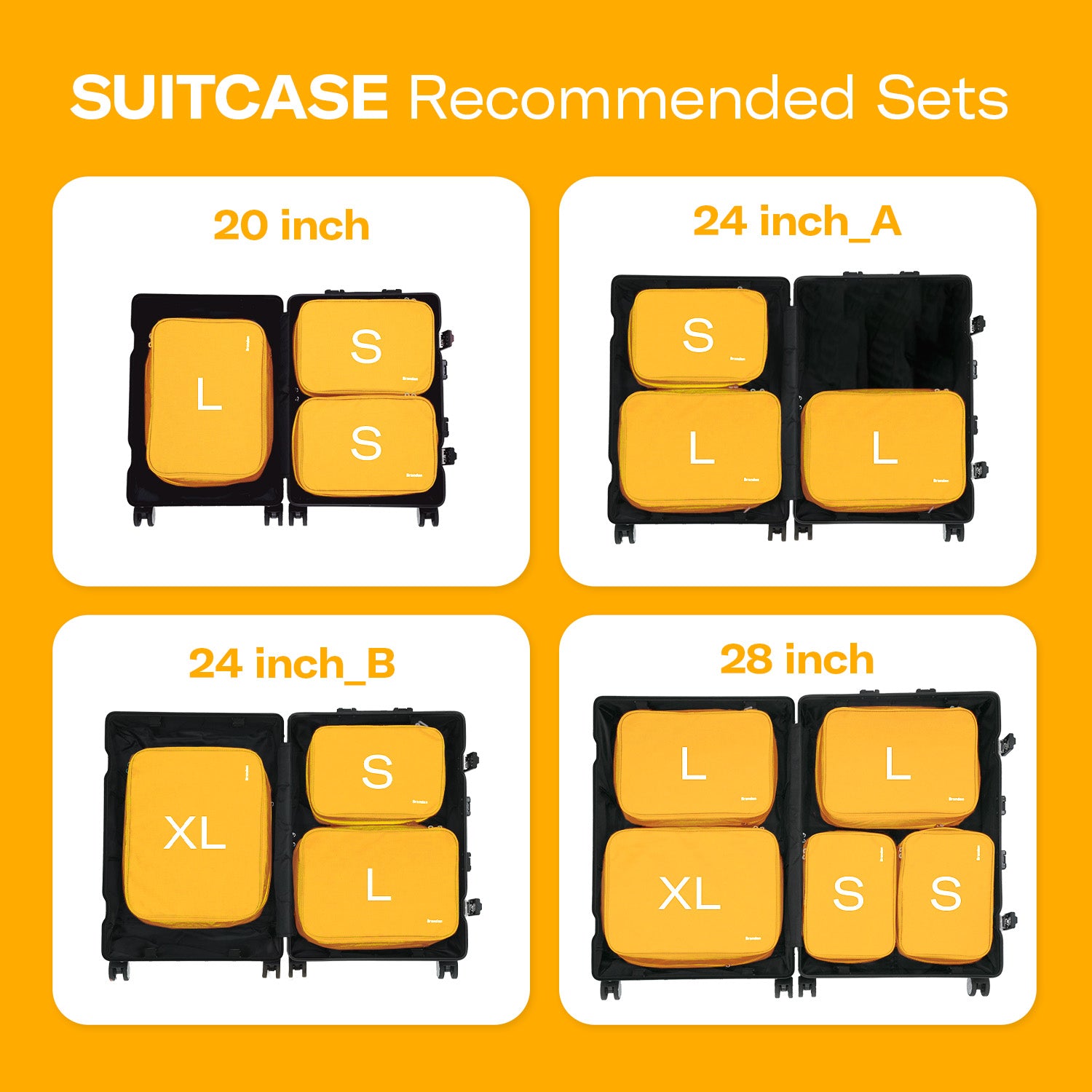 Compression Packing Cube_Travel_Yellow