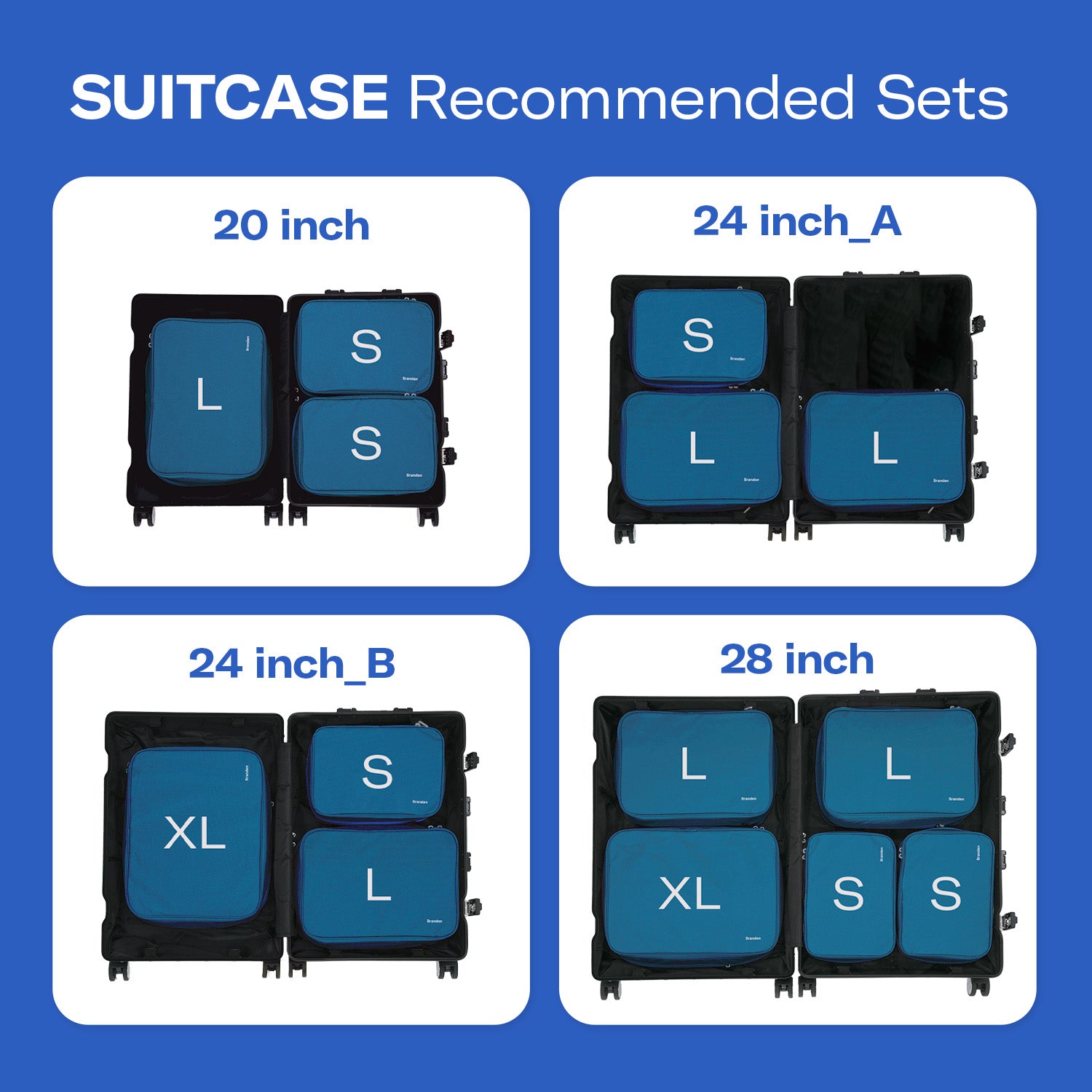 Compression Packing Cube_Travel_Blue