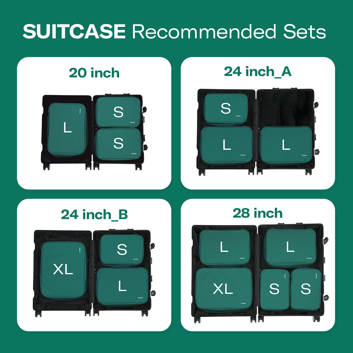 Compression Packing Cube_Travel_Green